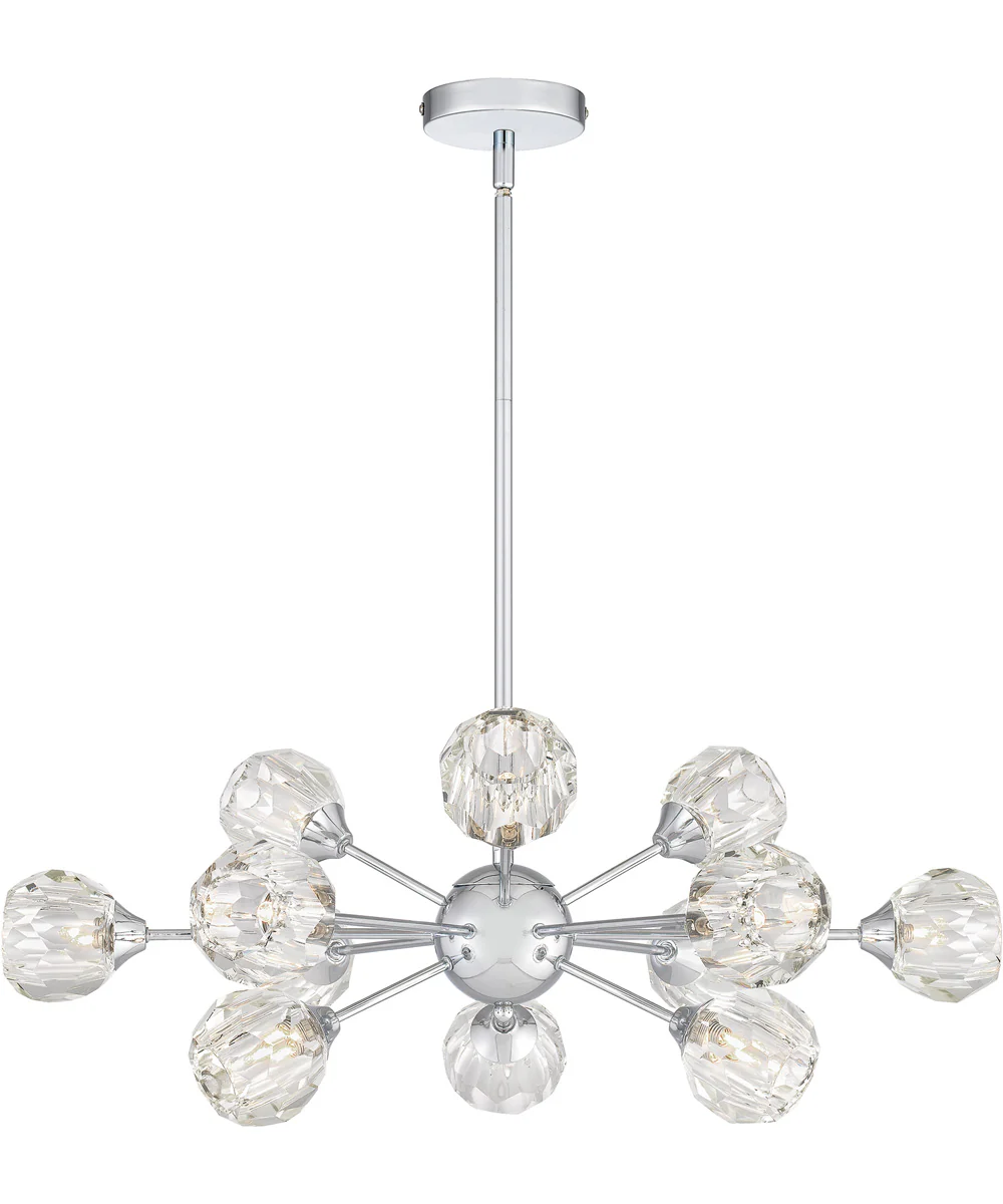Spellbound 12-light Chandelier Polished Chrome - Image 2