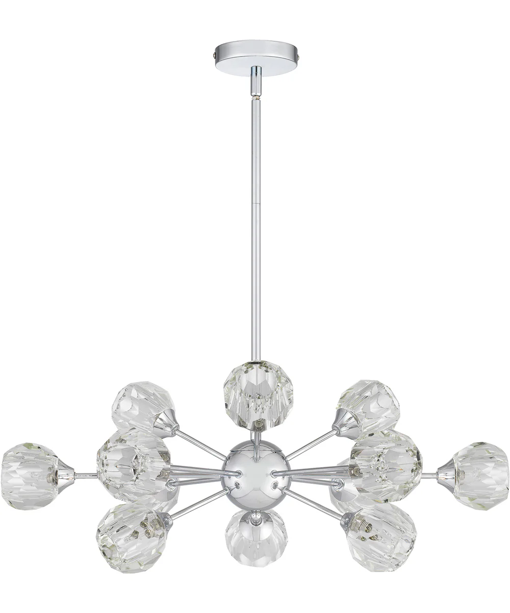 Spellbound 12-light Chandelier Polished Chrome - Image 3