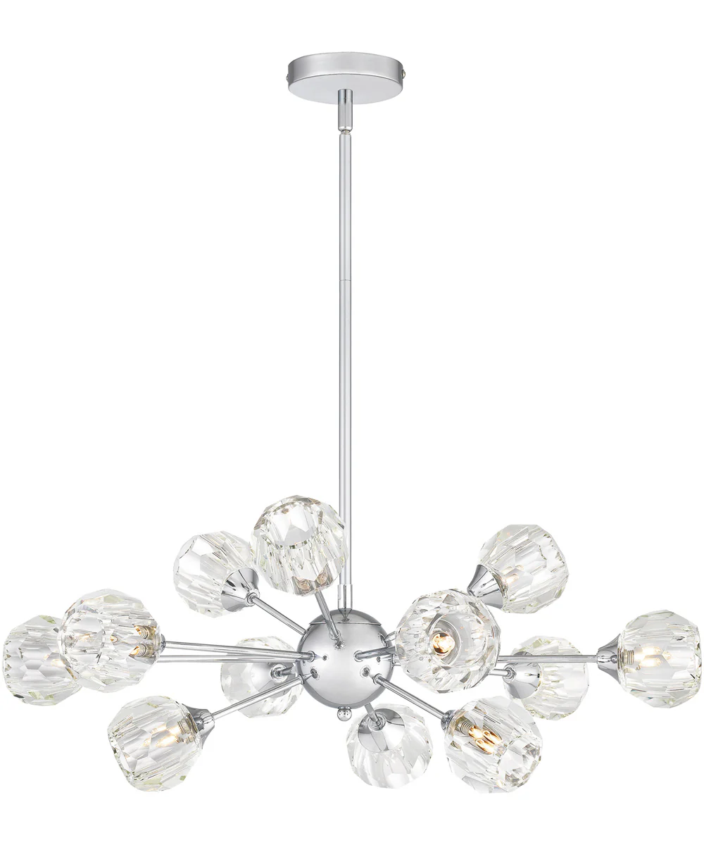 Spellbound 12-light Chandelier Polished Chrome - Image 4