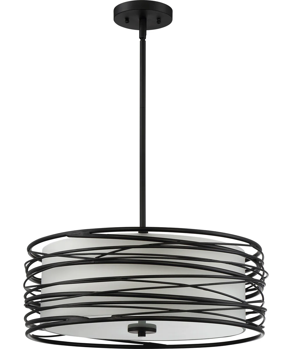 Spiral 3-light Pendant Mystic Black - Image 3