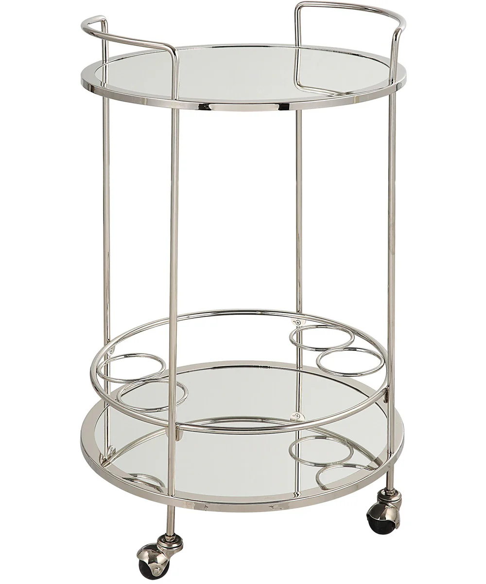 Spritz Chrome Bar Cart - Image 3