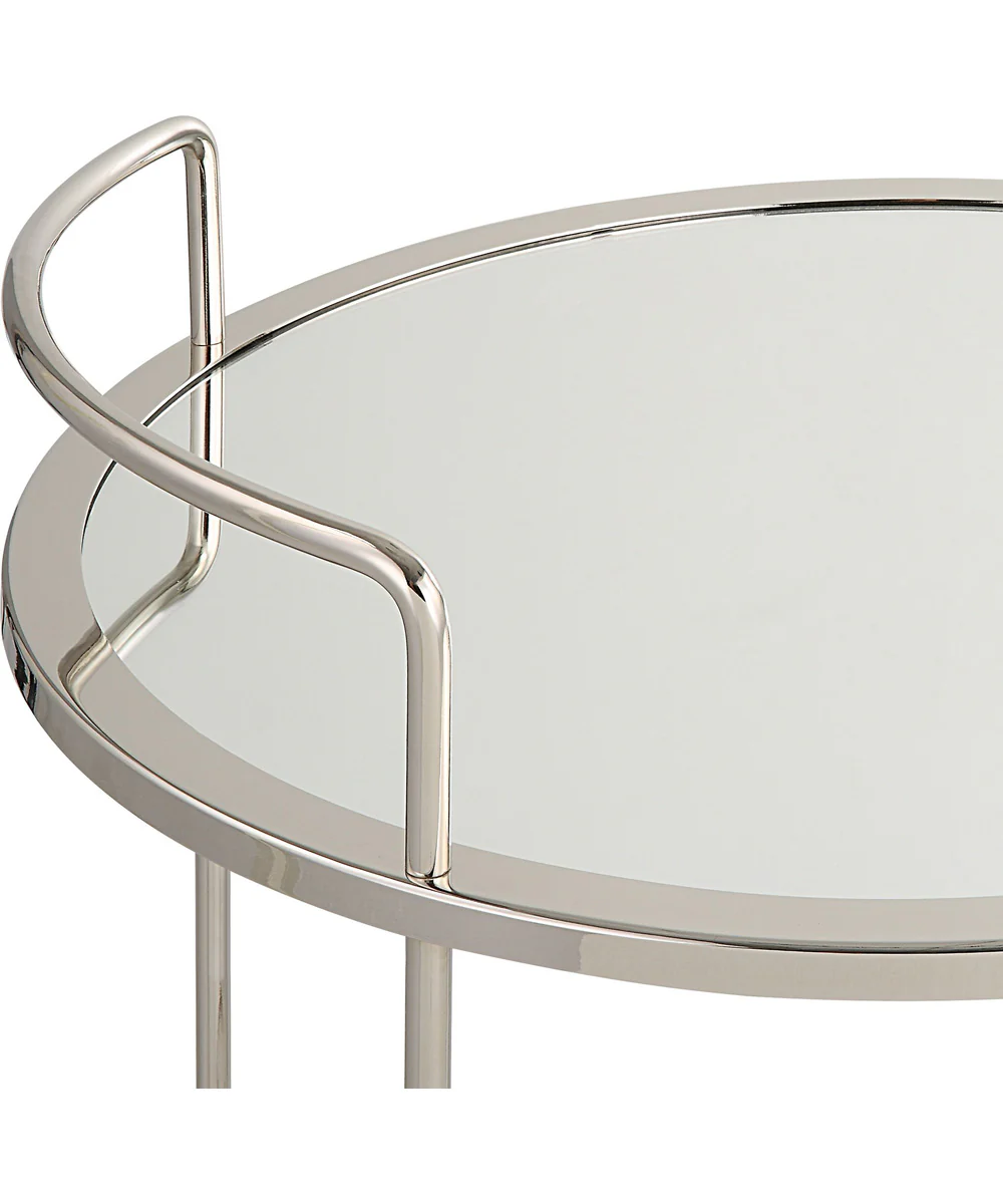 Spritz Chrome Bar Cart - Image 5