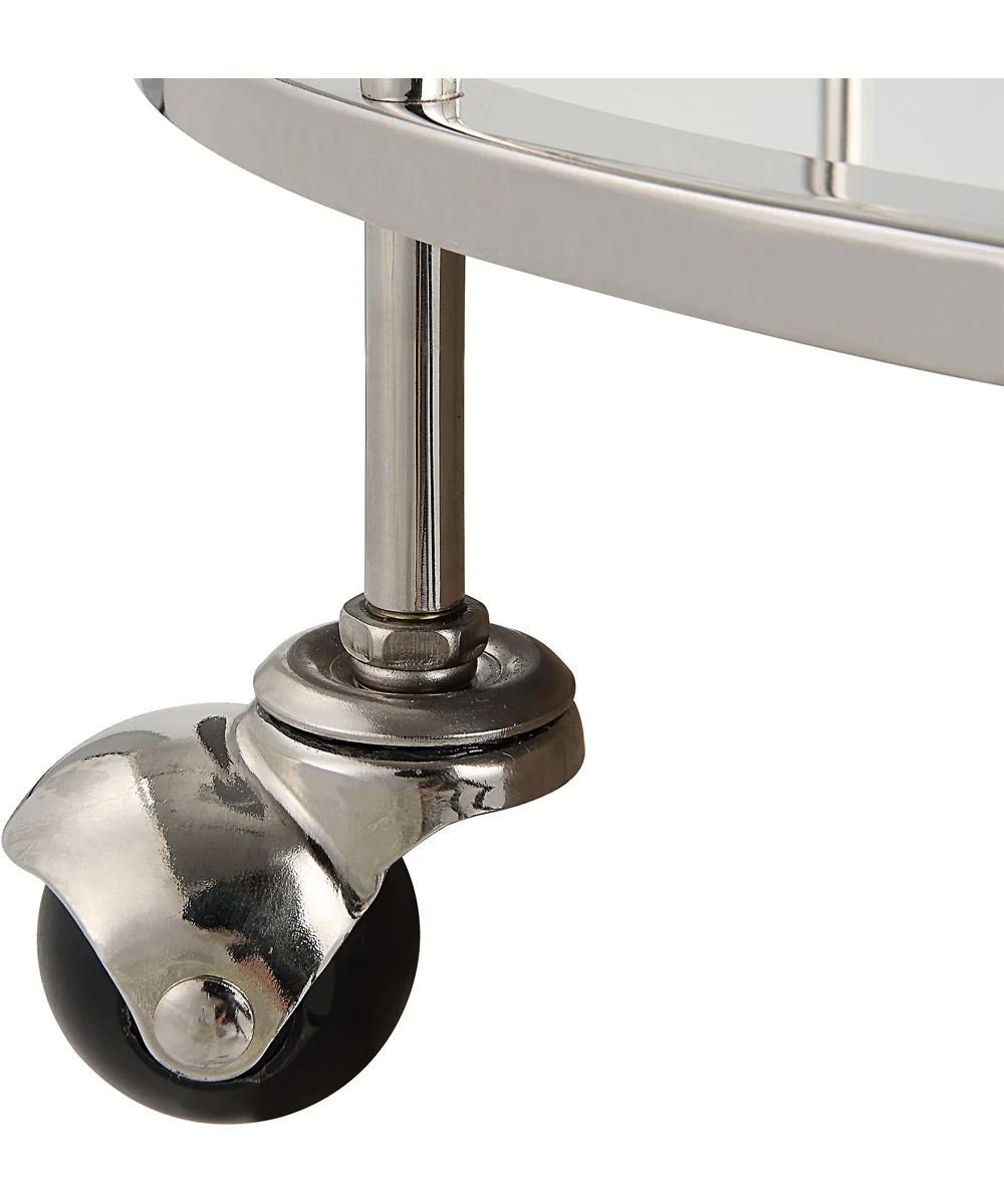 Spritz Chrome Bar Cart - Image 6