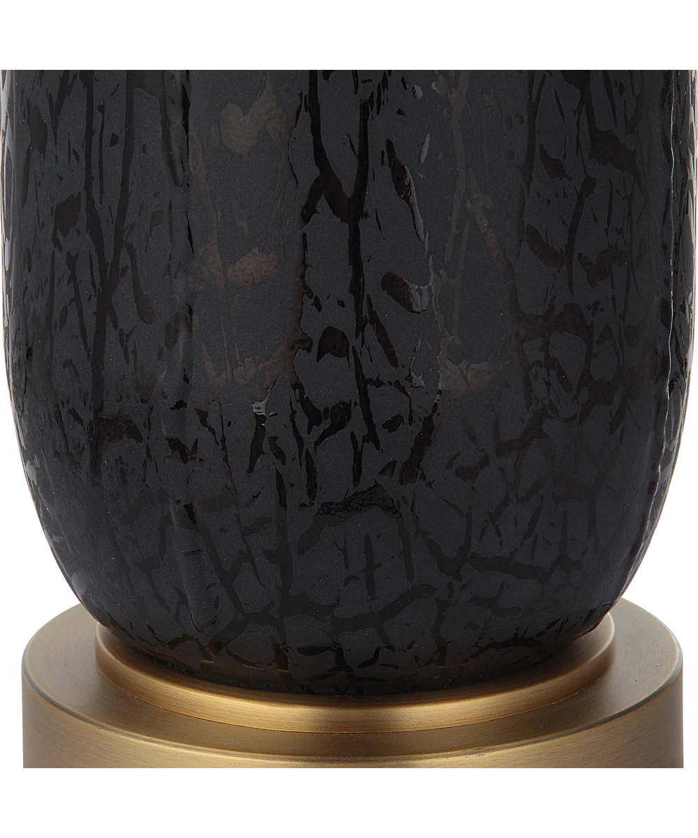 Spyglass Black Wood Grain Table Lamp - Image 7