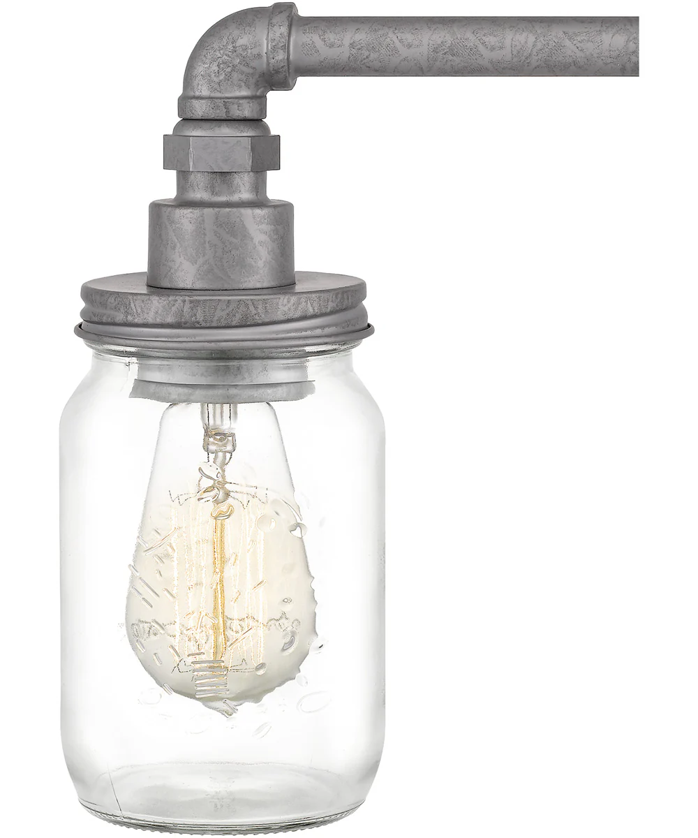 Squire Extra Large 4-light Bath Light Galvanized - Image 6