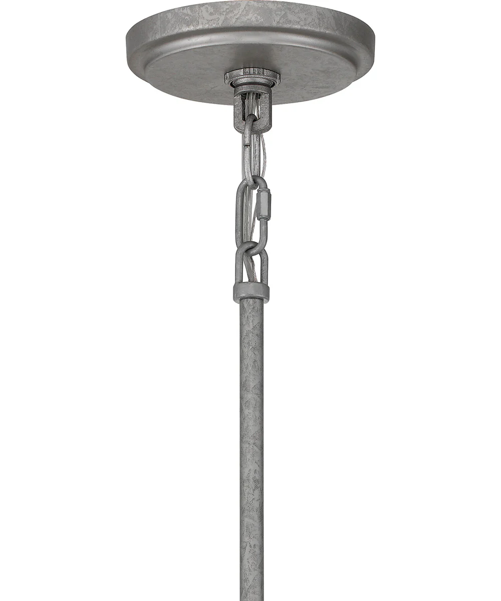 Squire Small 1-light Mini Pendant Galvanized - Image 6
