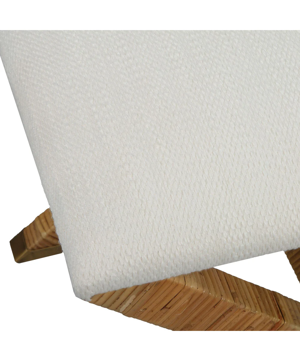 St. Tropez Rattan Small Bench - Image 5