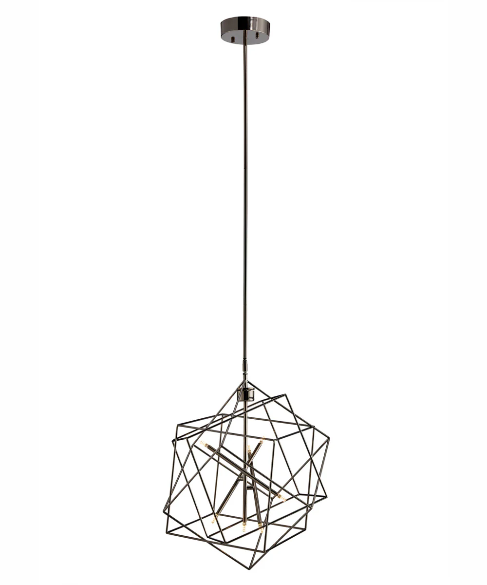 Stacia 7-Light Led Pendant Gunmetal Finished