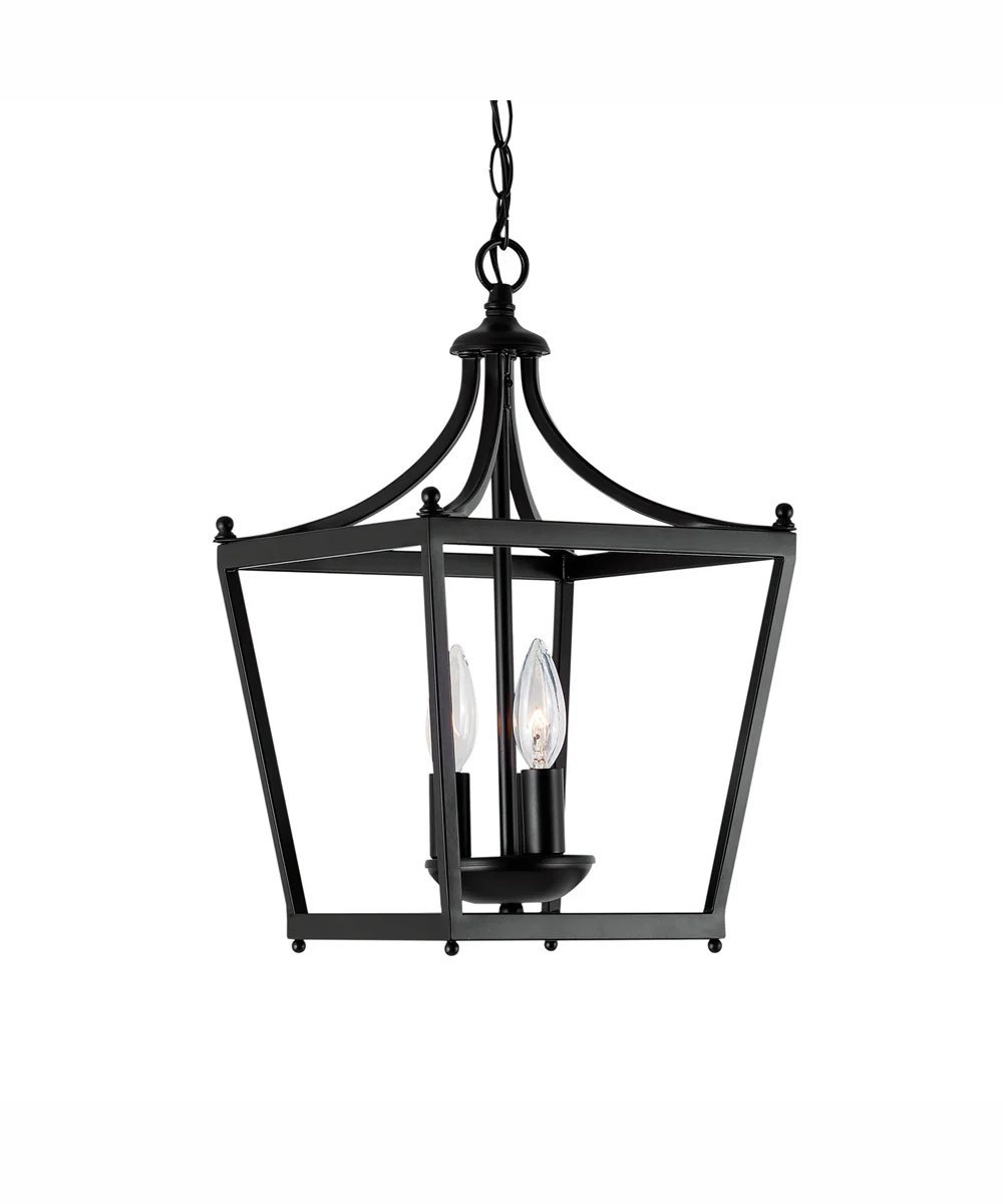 Stanton 3-Light Foyer Matte Black