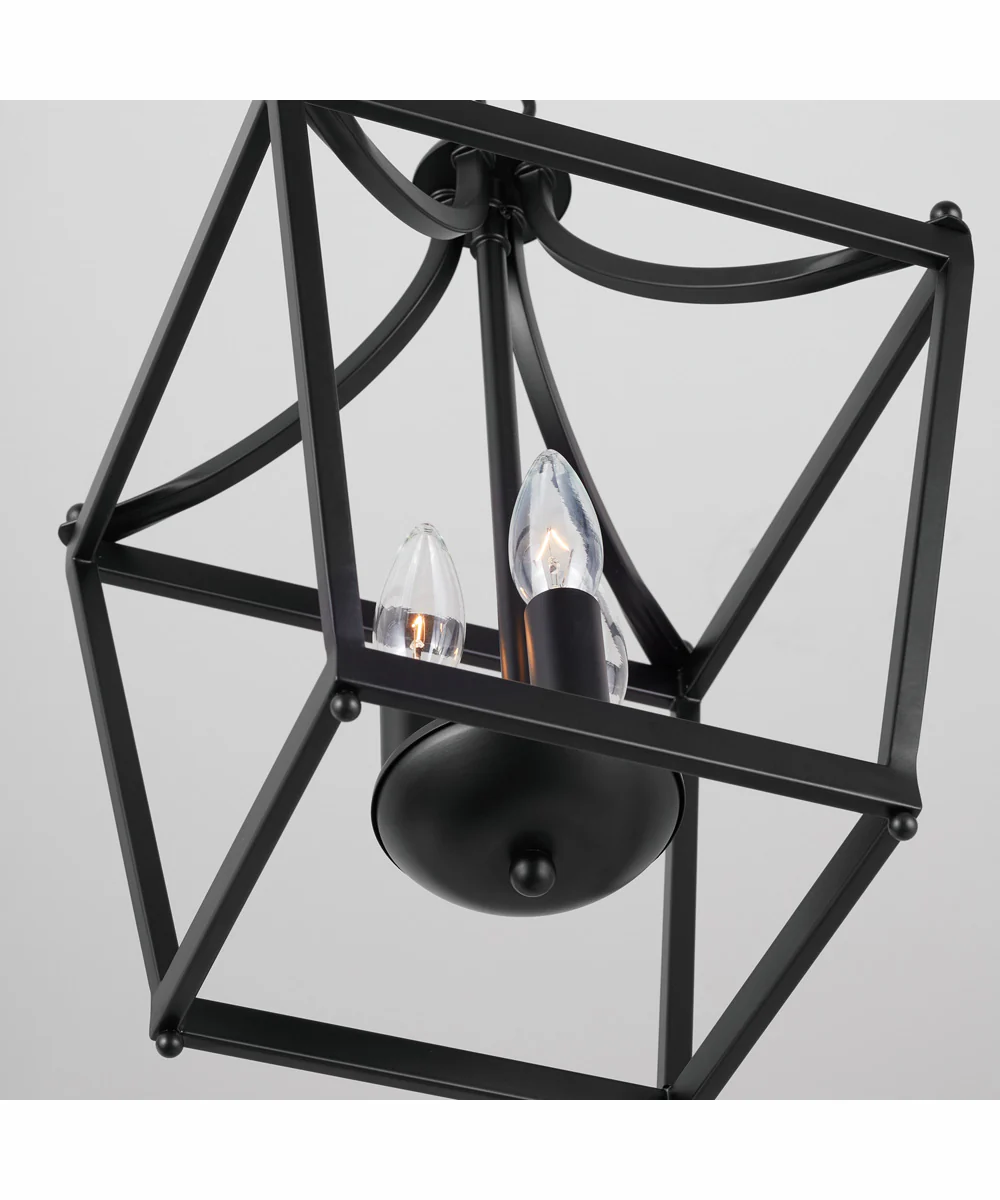 Stanton 3-Light Foyer Matte Black - Image 2