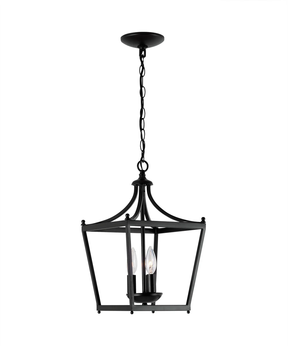 Stanton 3-Light Foyer Matte Black - Image 3