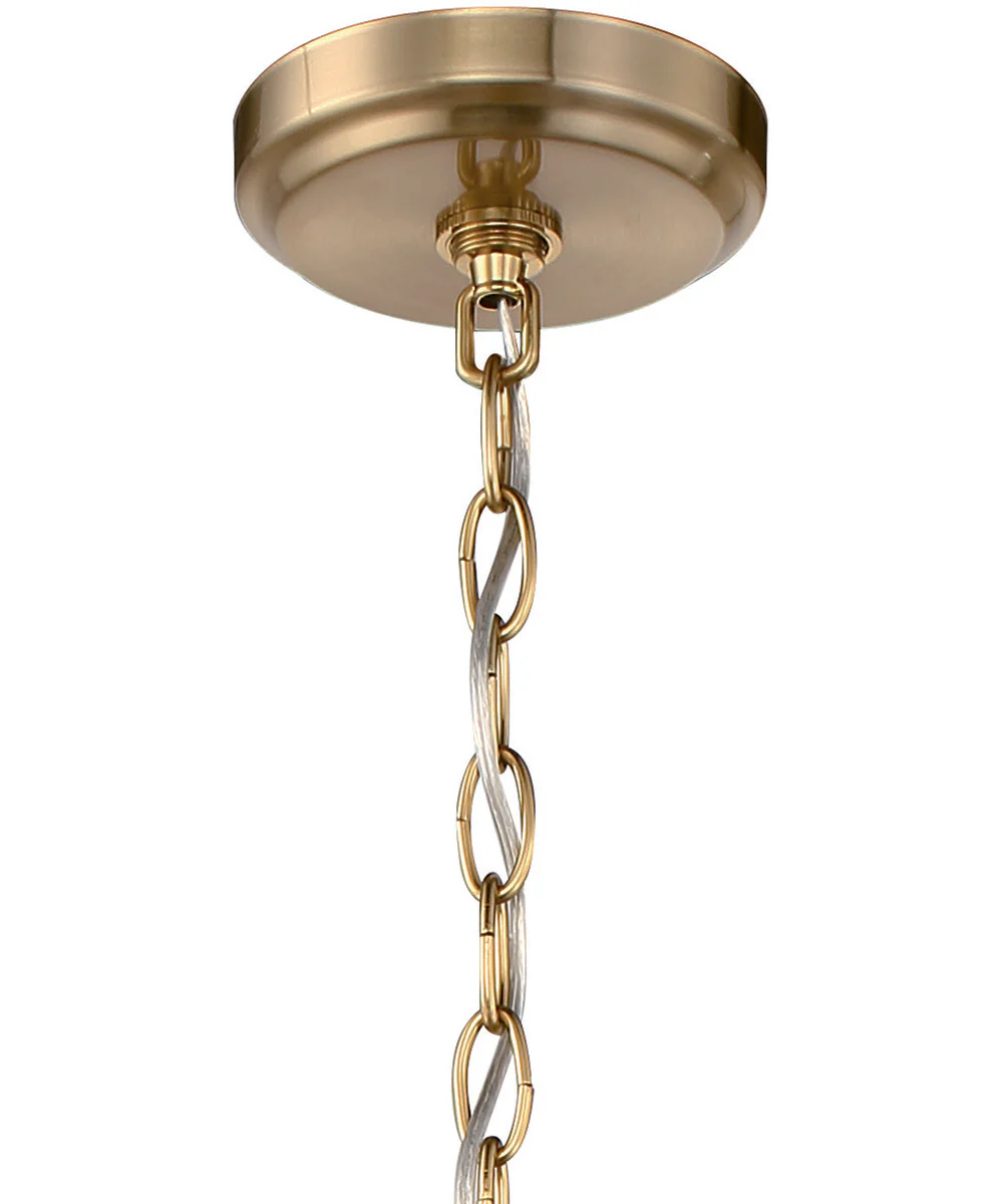Stanza 4-Light Chandelier Flat Black/Satin Brass - Image 8
