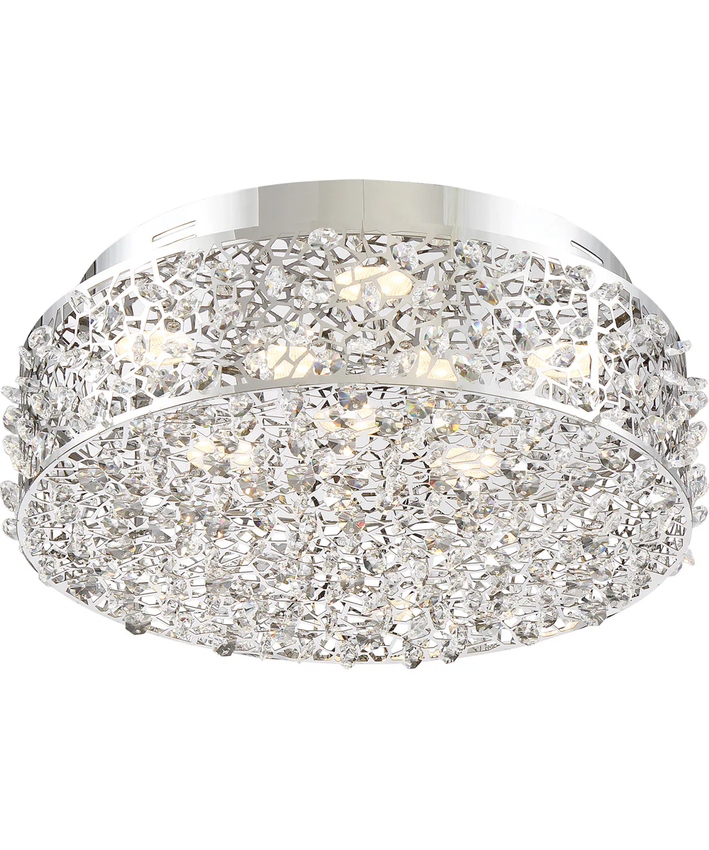 Starlet Medium Flush Mount Polished Chrome - Image 4