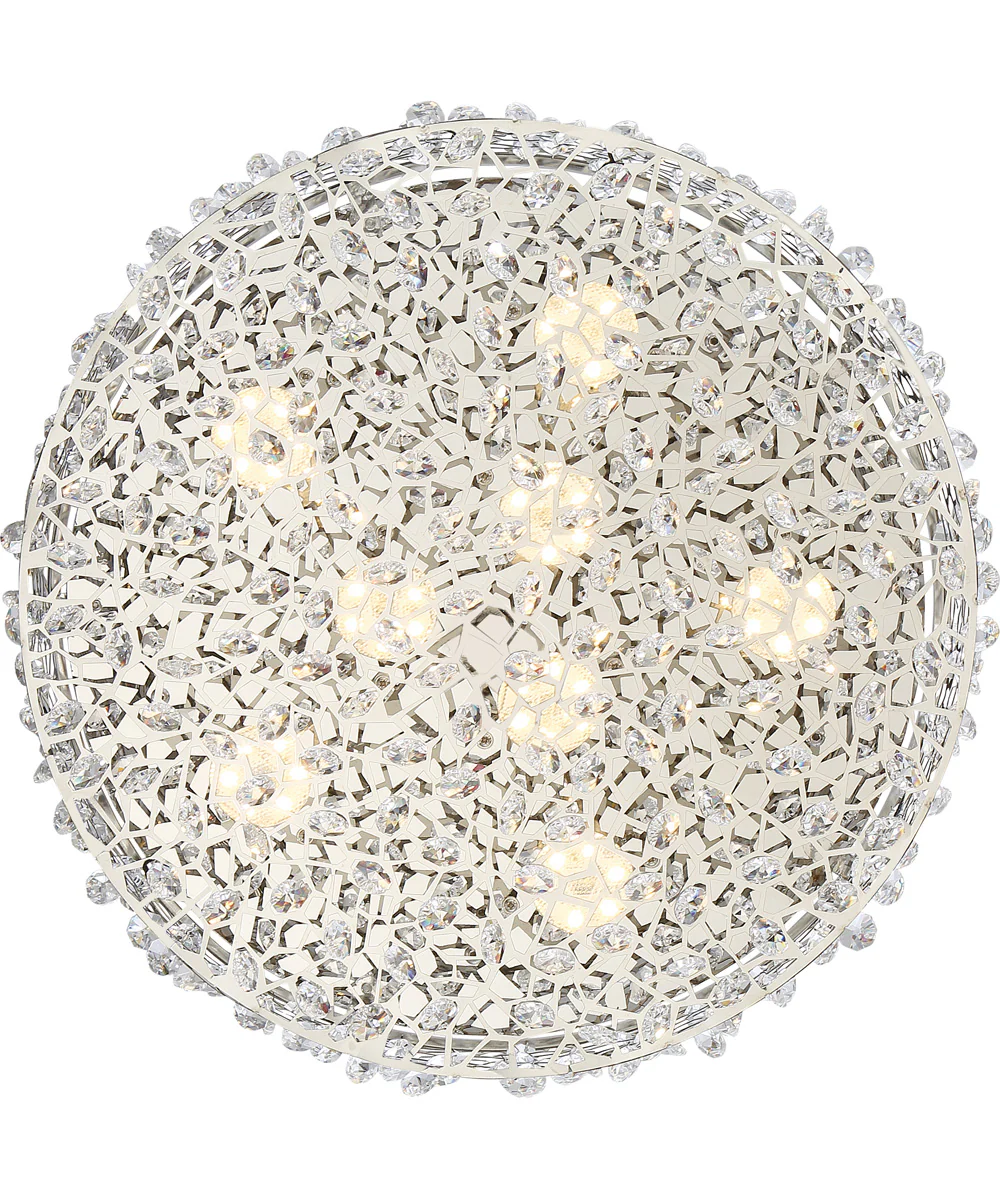 Starlet Medium Flush Mount Polished Chrome - Image 5