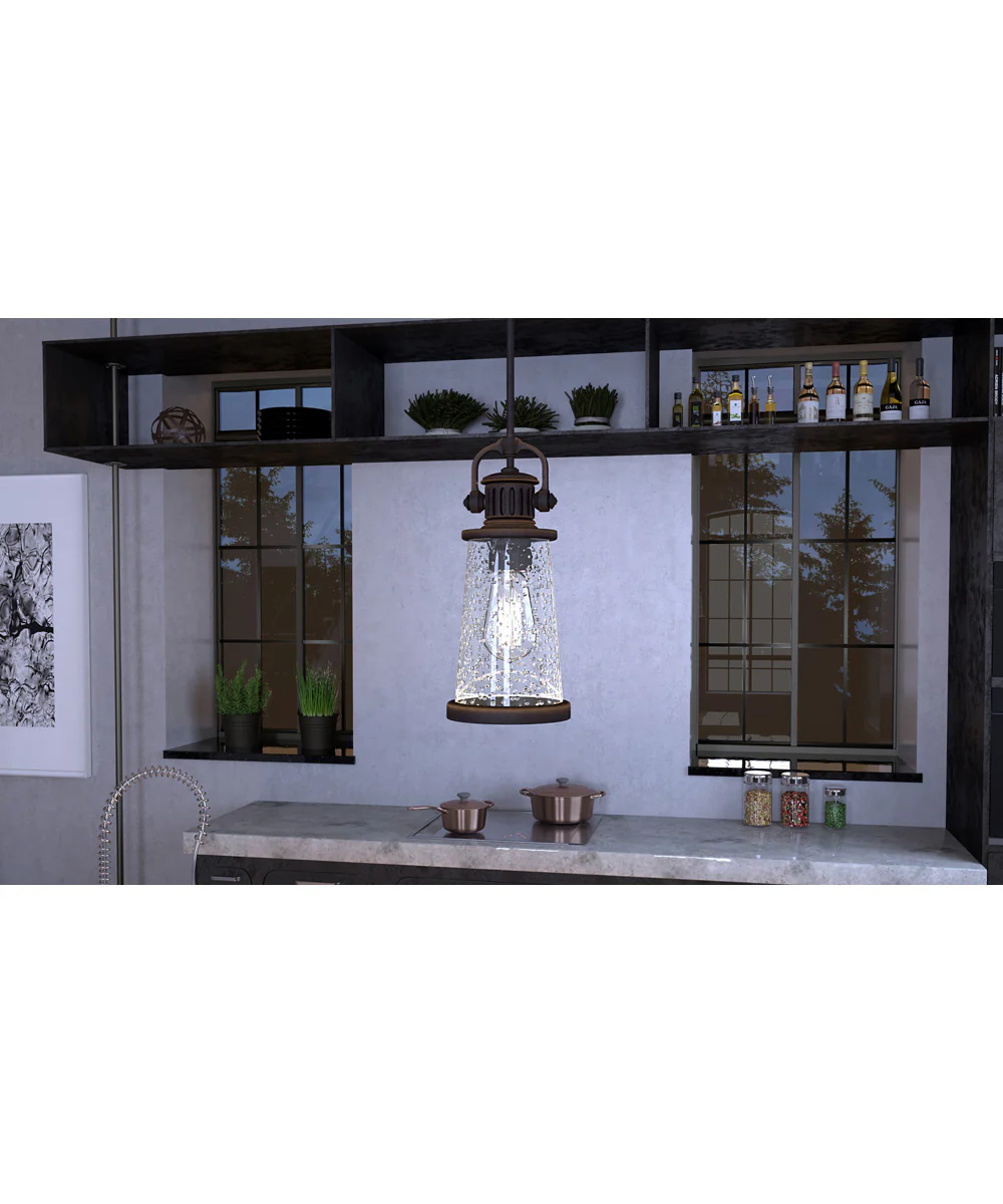 Steadman Small 1-light Mini Pendant Imperial Bronze - Image 6