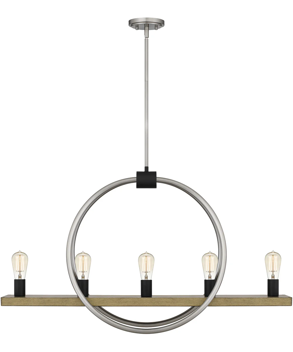 Sterling 5-light Island Light Brushed Nickel - Image 4