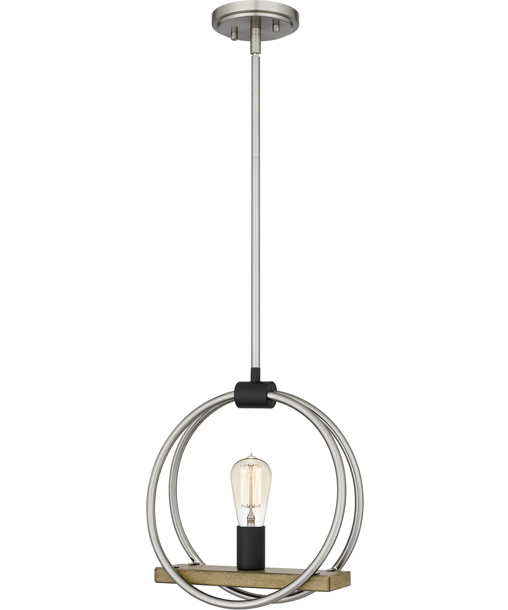 Sterling Small 1-light Mini Pendant Brushed Nickel - Image 2