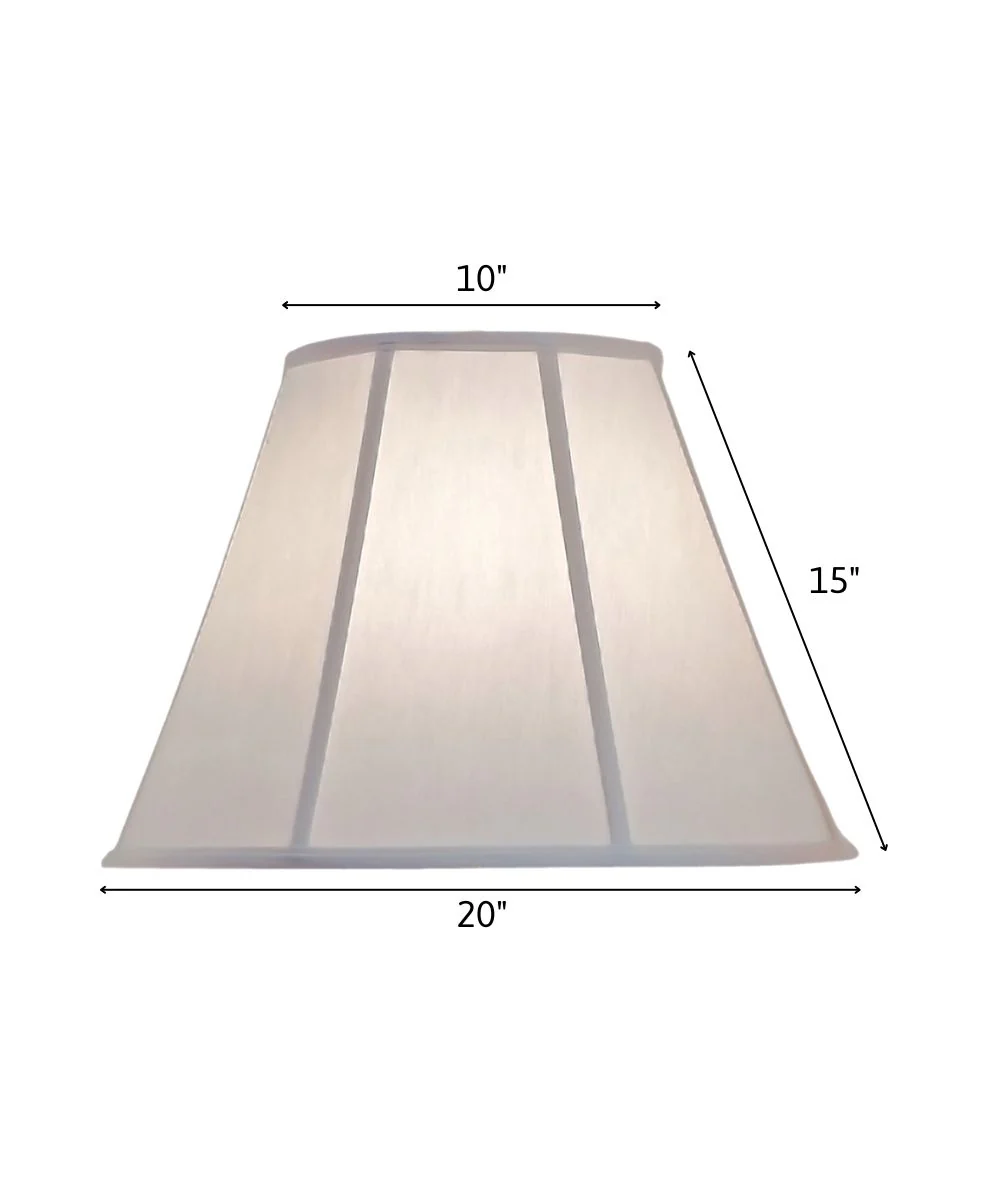 10x20x15 Off White Shadow Empire Softback Lampshade - Image 3