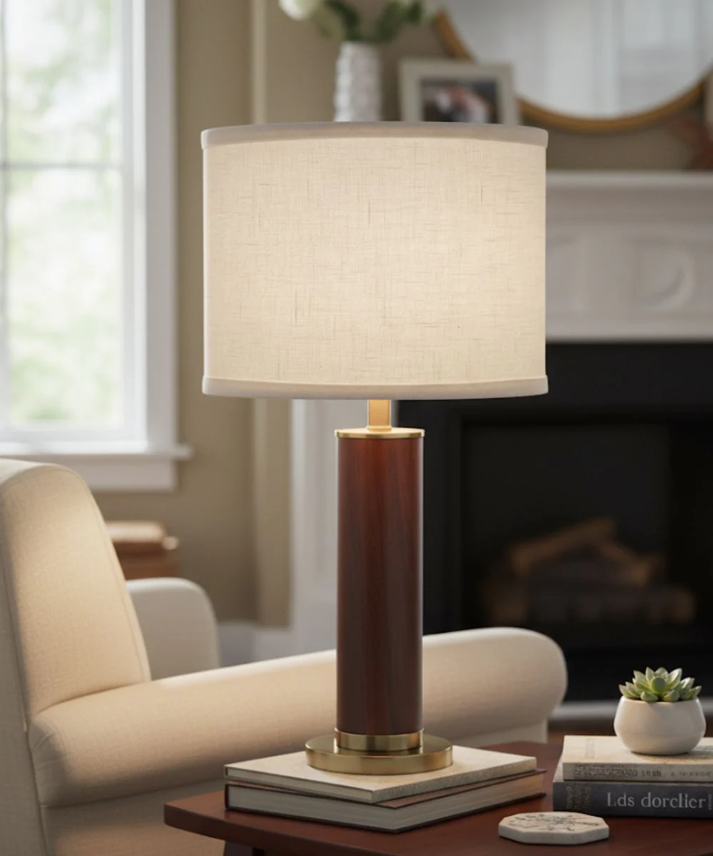 11x11x9 Cream Aberdeen Drum Hardback Lampshade - Image 3