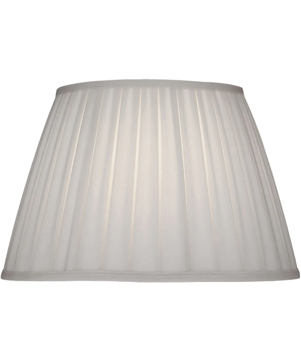 11x18x12 Ivory Shadow Box Pleat Empire Softback Lampshade
