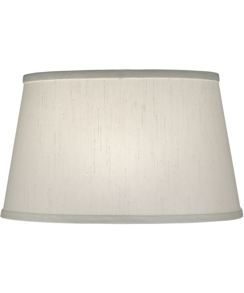 12x14x9 Global White Tapered Drum Hardback Lampshade