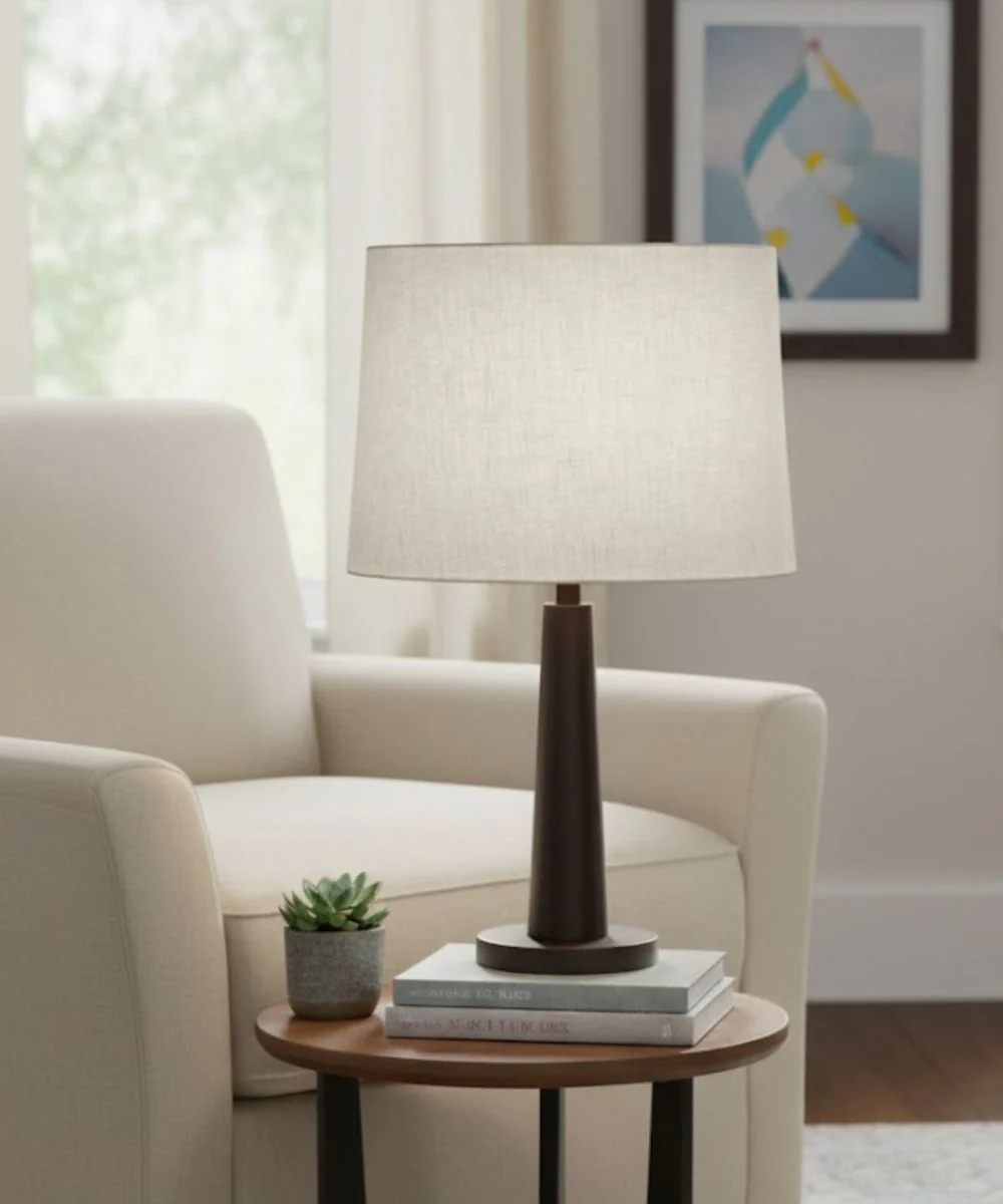 13x15x10 Cream Aberdeen Drum Hardback Lampshade - Image 2