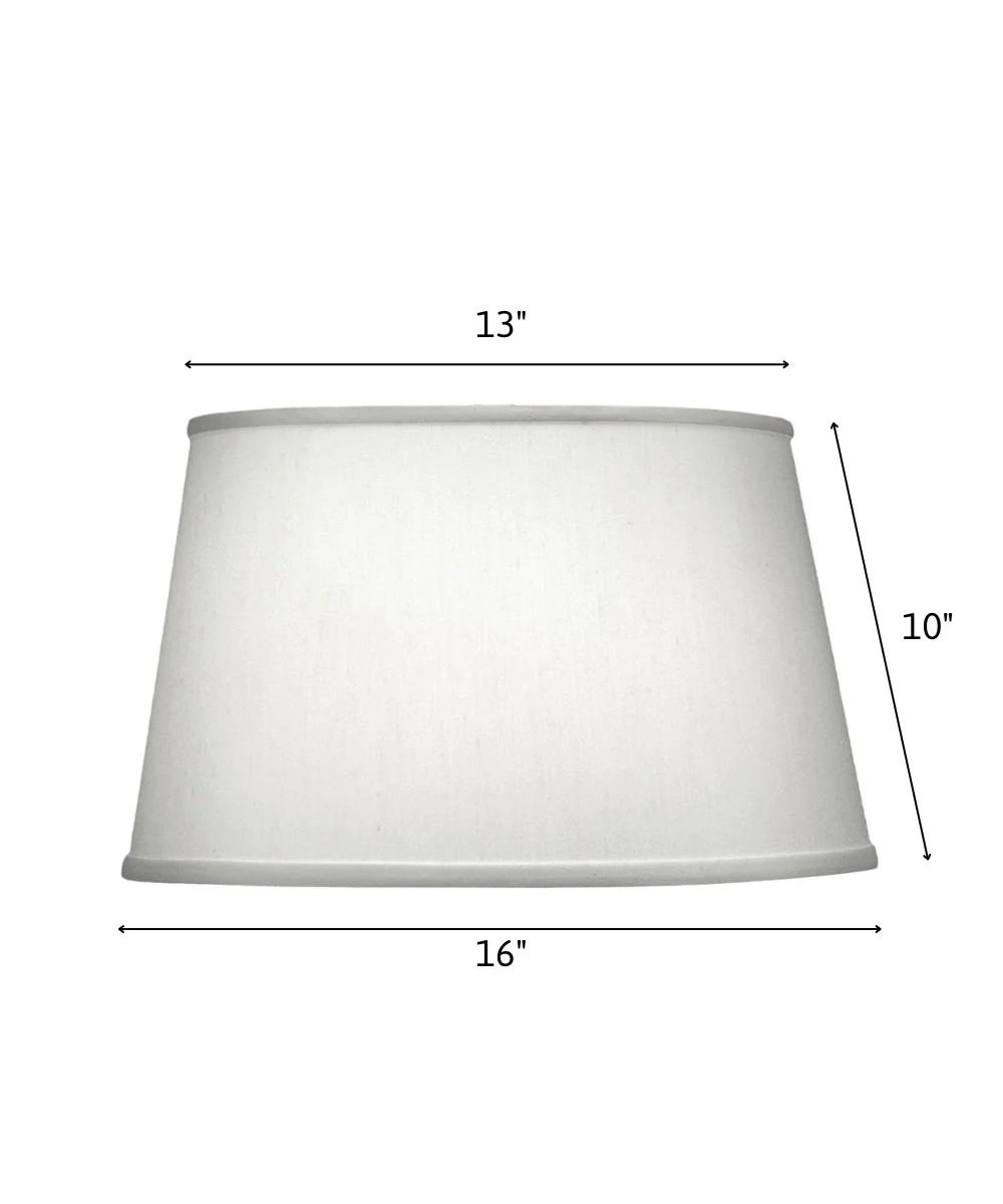 13x16x10 Pearl Supreme Satin Tapered Drum Hardback Lampshade - Image 3