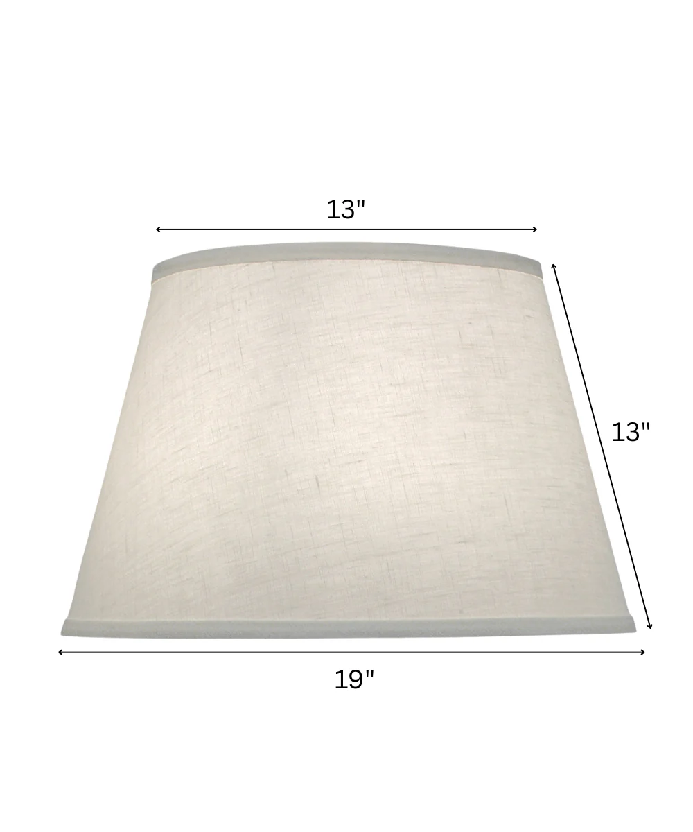 13x19x13 Cream Aberdeen Boillotte Hardback Lampshade - Image 2