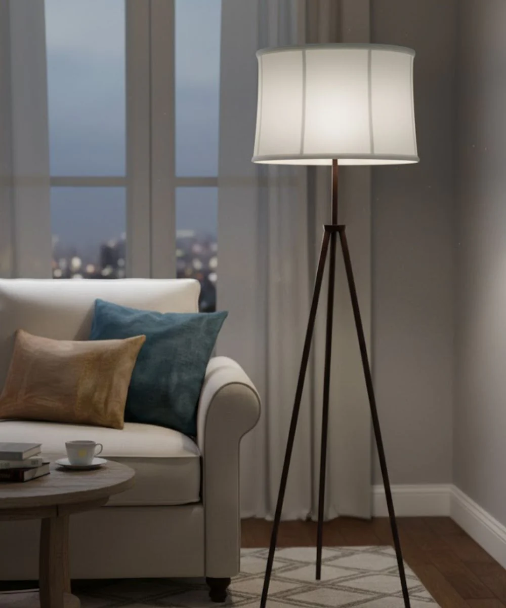 15x16x10 Off White Camelot Drum Softback Lampshade - Image 2