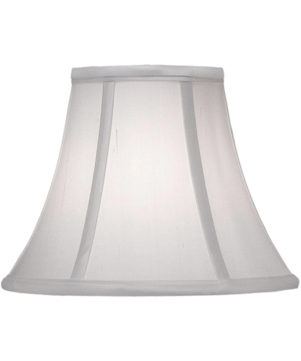 5x10x8 Off White Silk Shantung Bell Softback Lampshade