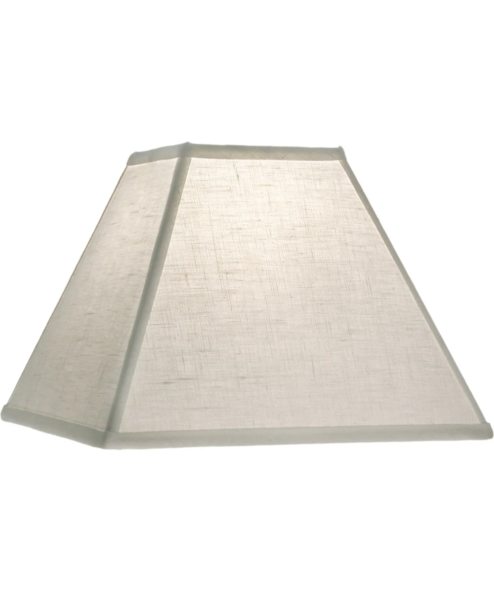 5x12x9 Cream Aberdeen Tapered Square Hardback Lampshade