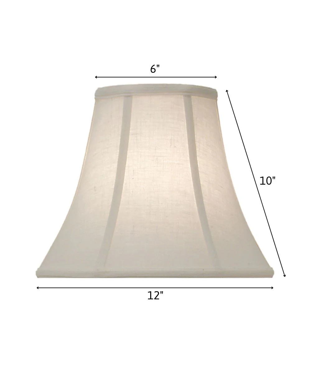6x12x10 Cream Aberdeen Bell Softback Lampshade - Image 3