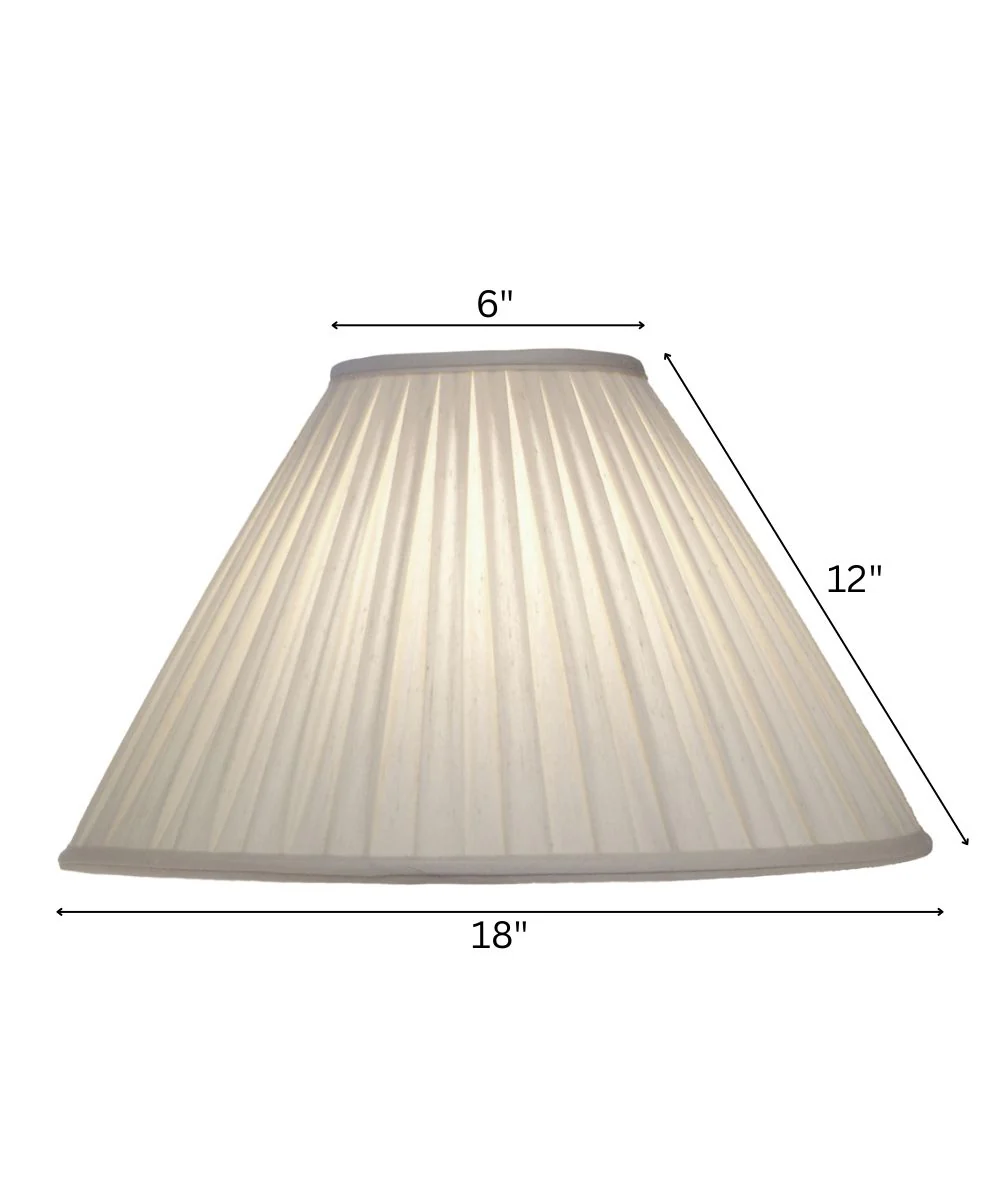 6x18x12 Off White Shadow Empire Softback Lampshade - Image 3