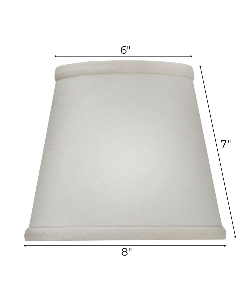6x8x7 Cream Aberdeen Empire Candelabra Hardback Lampshade - Image 3