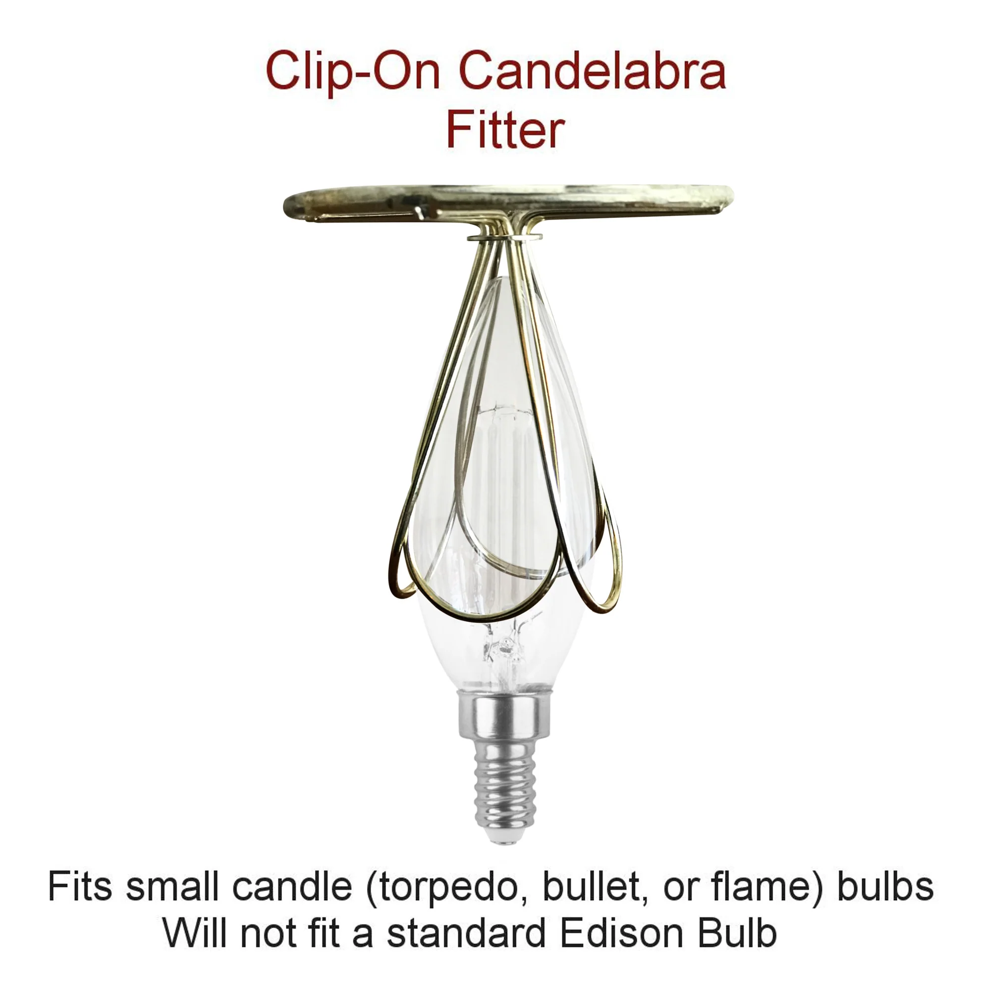 6x8x7 Cream Aberdeen Empire Candelabra Hardback Lampshade - Image 4