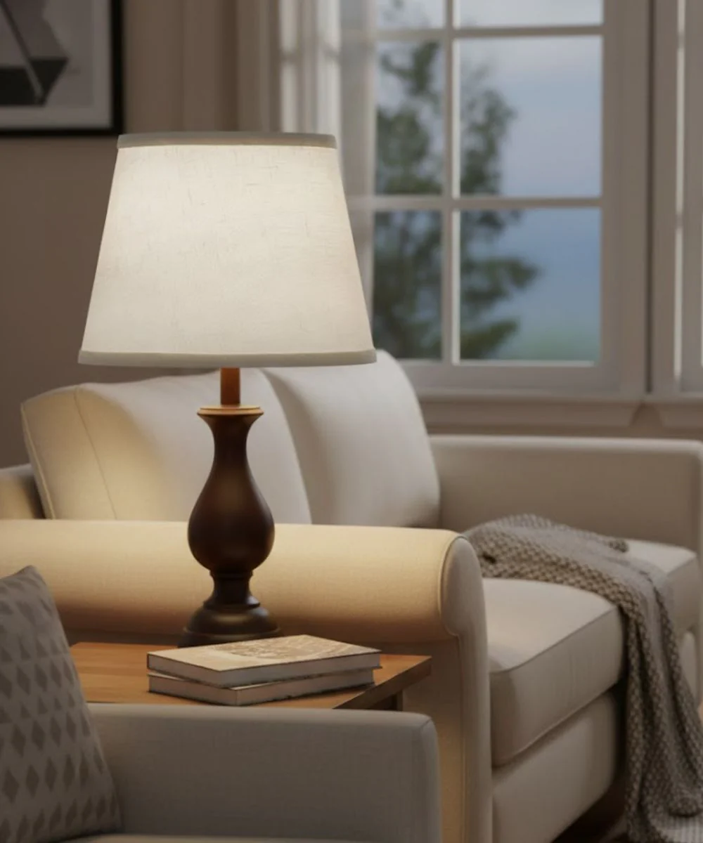 7x10x8 Cream Aberdeen Empire Hardback Lampshade - Image 2