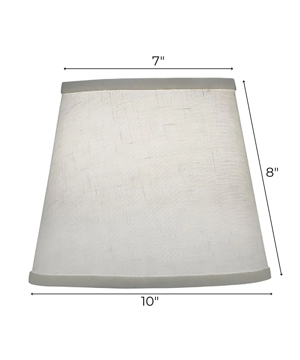 7x10x8 Cream Aberdeen Empire Hardback Lampshade - Image 3