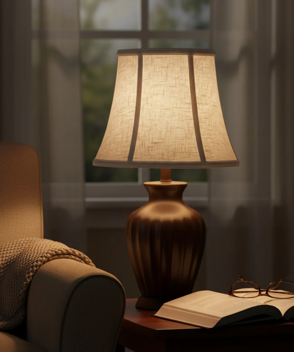 8x12x10 Cream Aberdeen Modified Bell Softback Lampshade - Image 3
