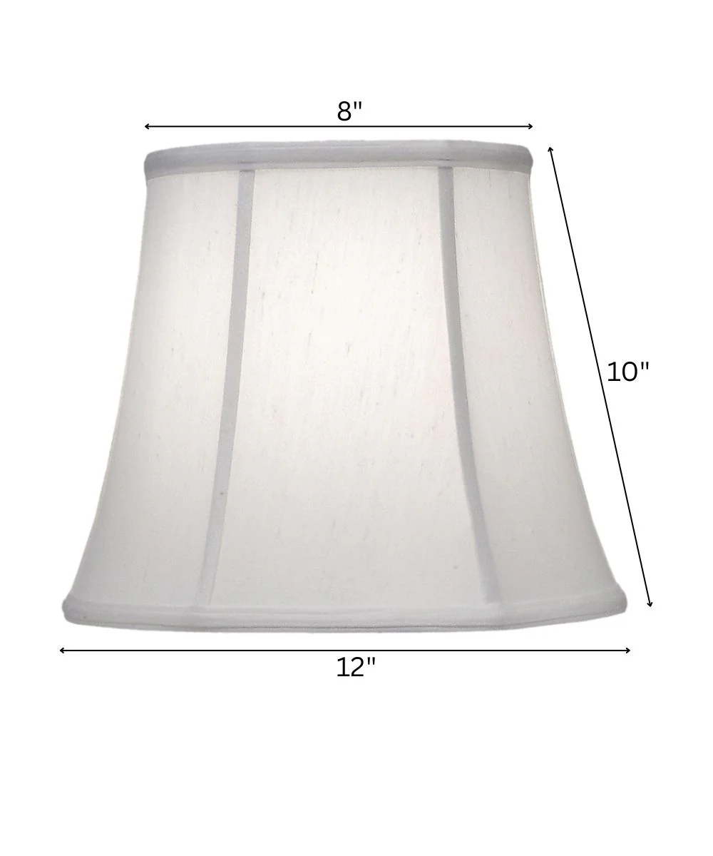 8x12x10 Pearl Supreme Satin Bell Softback Lampshade - Image 3