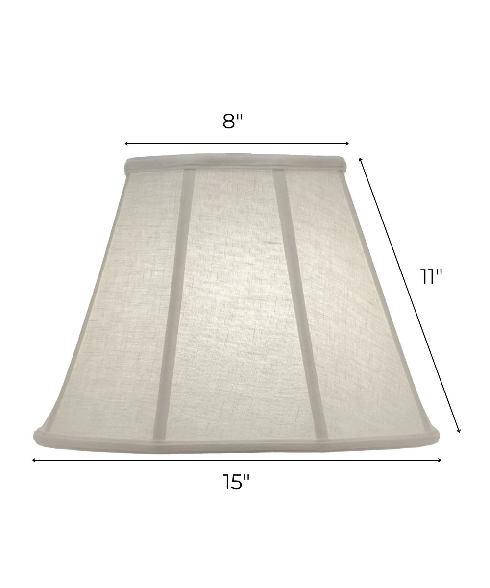 8x15x11 Cream Aberdeen Empire Softback Lampshade - Image 3