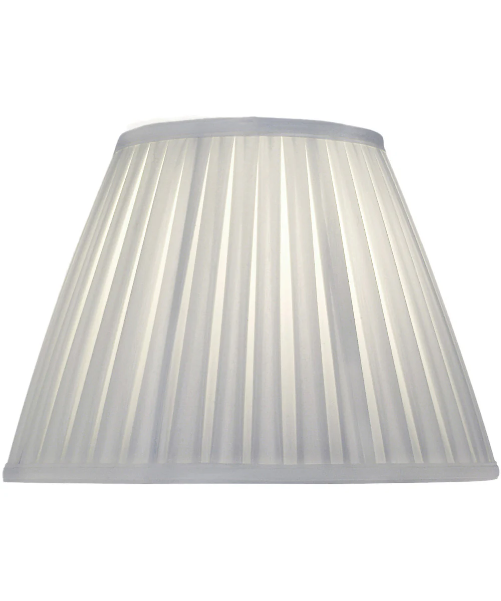 8x15x11 Oyster Box Pleat Silksheen Empire Softback Lampshade