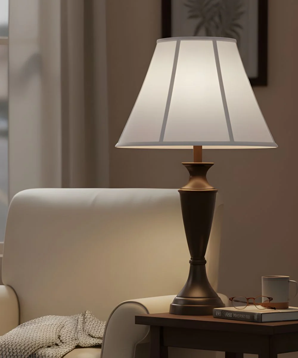 9x18x13 Ivory Shadow Empire Softback Lampshade - Image 2
