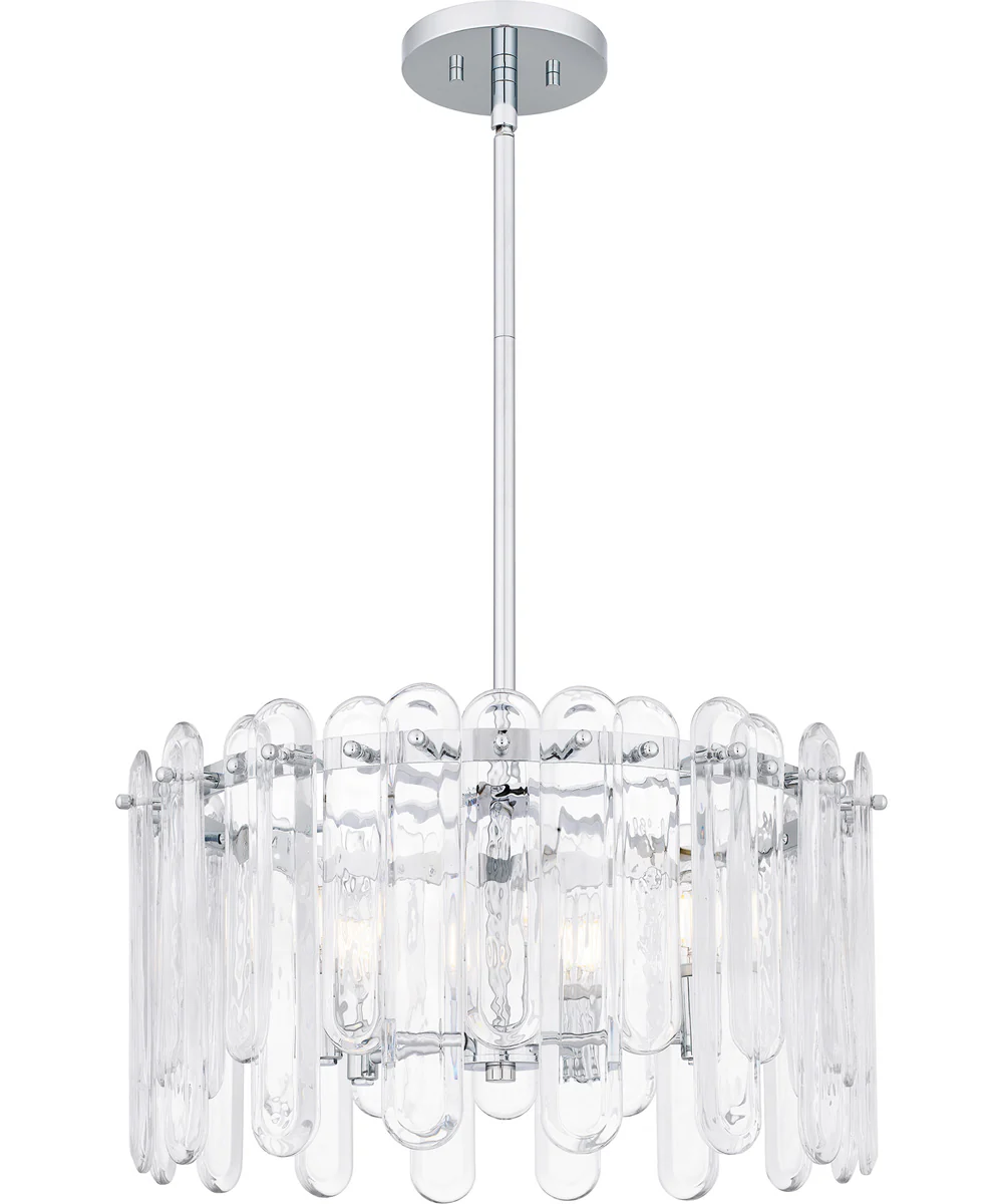Stiles Large 5-light Pendant Polished Chrome