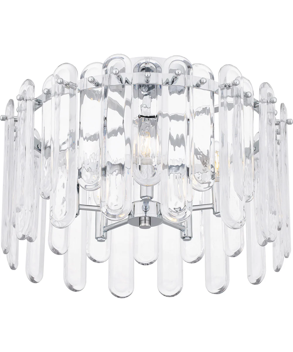 Stiles Large 5-light Semi Flush Mount Polished Chrome - Image 4