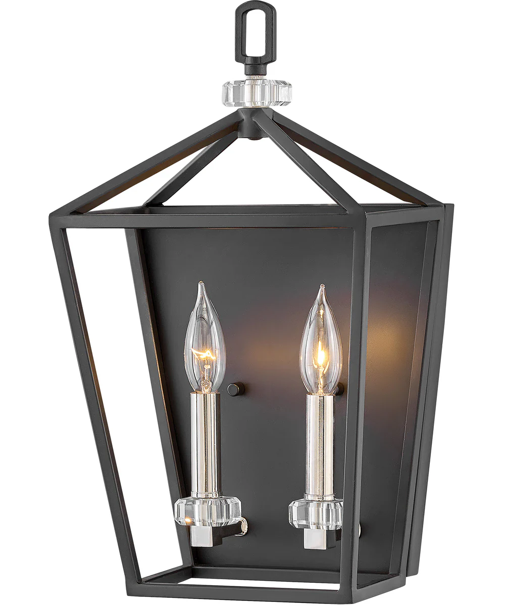 Stinson 2-Light Sconce in Black