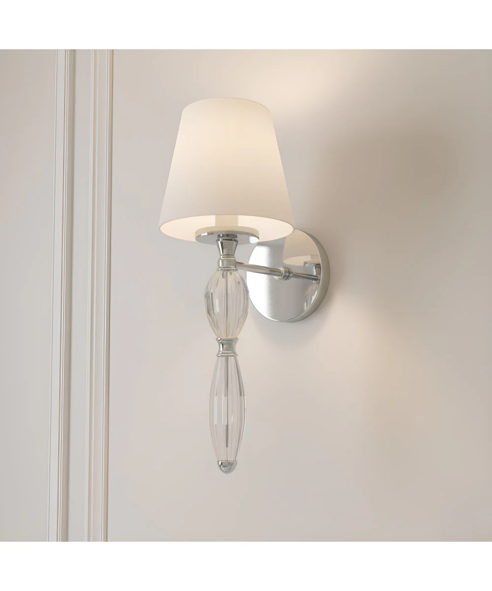 Stone 1-light Wall Sconce Polished Chrome - Image 2