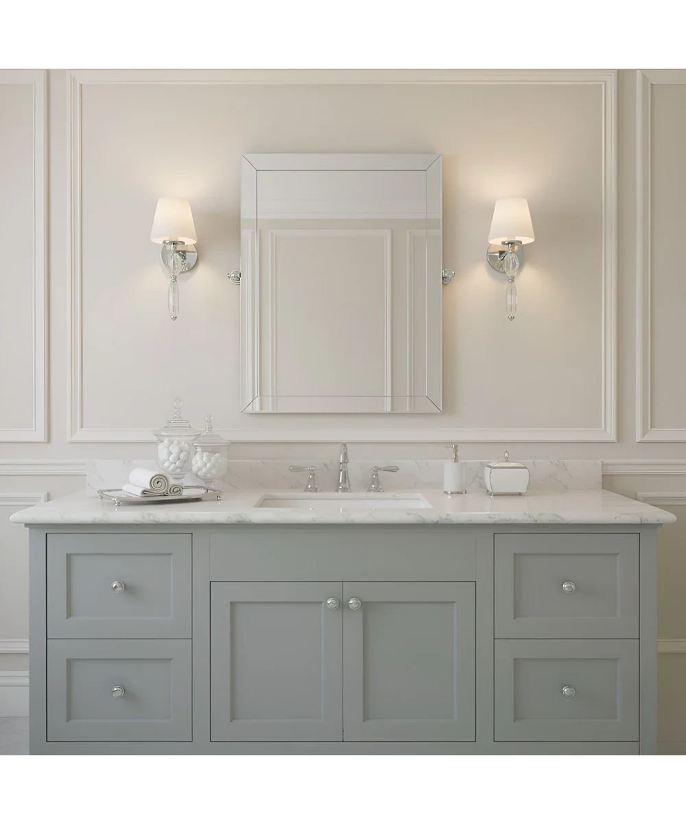 Stone 1-light Wall Sconce Polished Chrome - Image 3