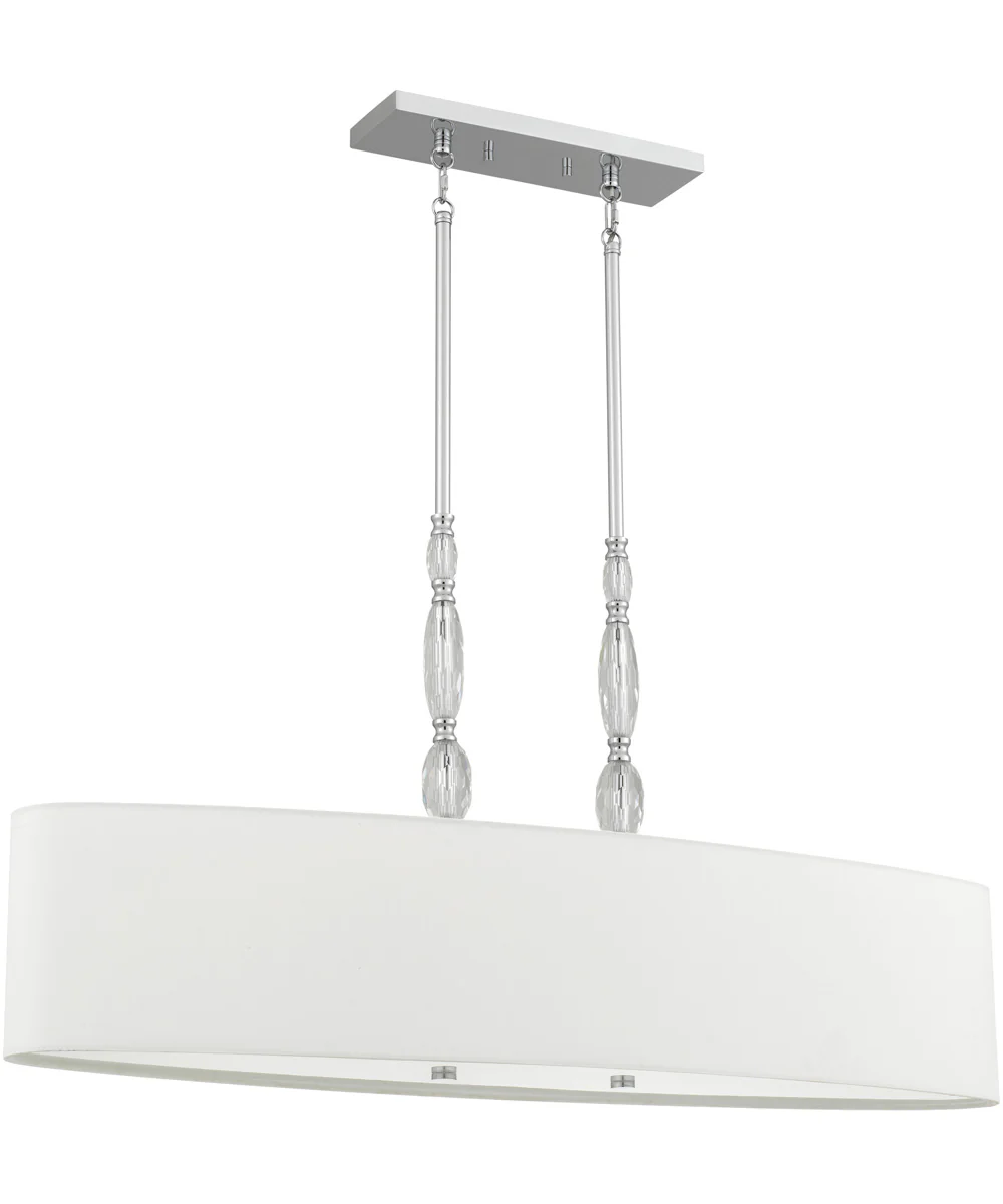 Stone 5-light Island Light Polished Chrome - Image 5