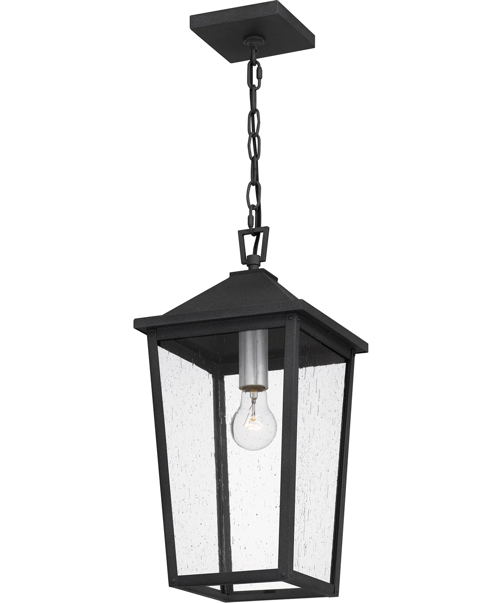 Stoneleigh Large 1-light Outdoor Pendant Light  Coastal Armour Aluminum Mottled Black - Image 5