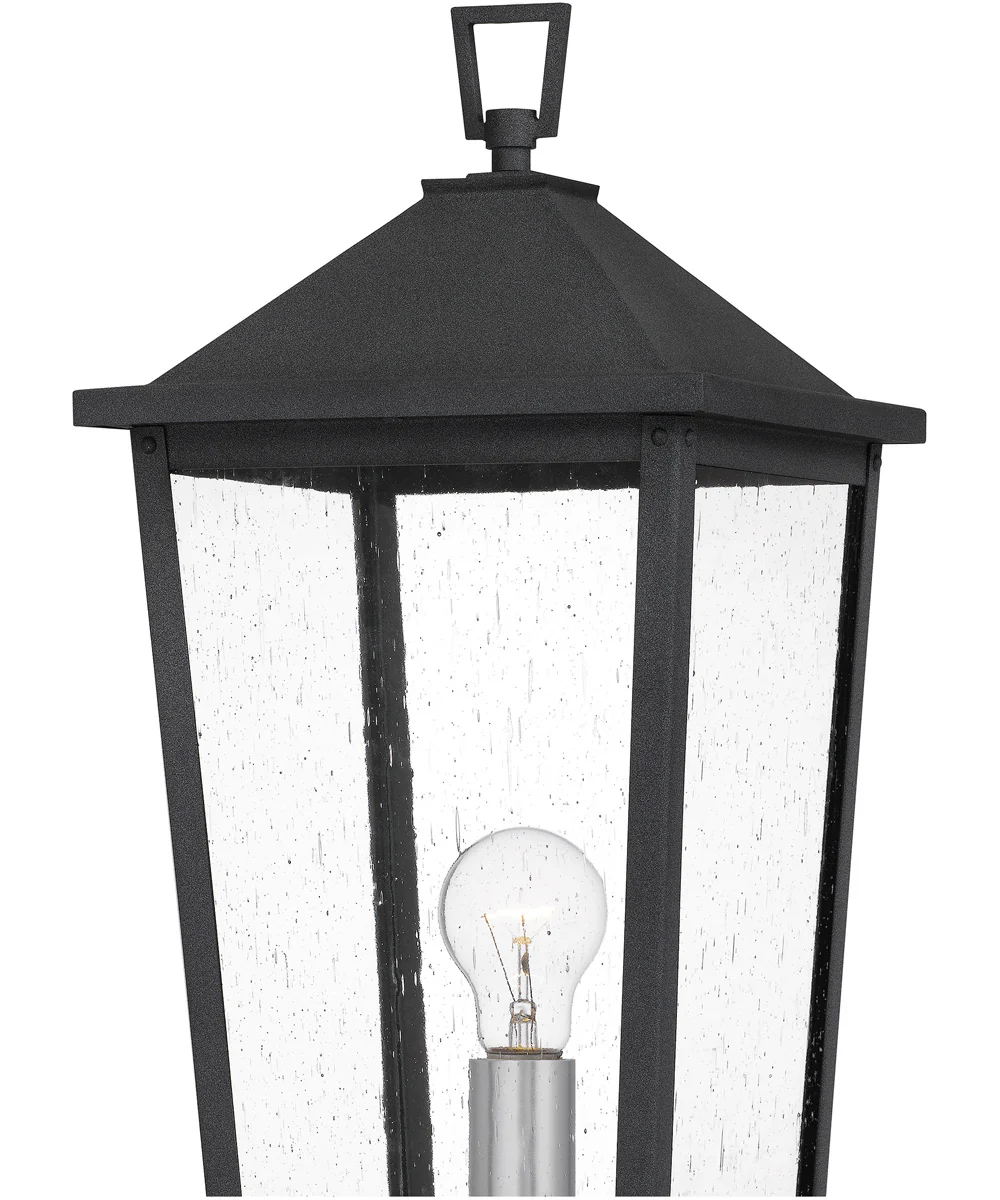 Stoneleigh Large 1-light Outdoor Post Light  Coastal Armour Aluminum Mottled Black - Image 6
